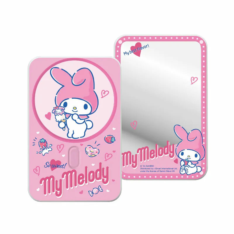 i-Smart 鏡面無線磁吸流動充電器 -SANRIO